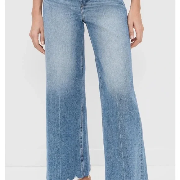 Pistola Lana Crop High Rise Ultra Wide Leg Color - Rhythm Vintage Jeans NTW - Picture 7 of 9